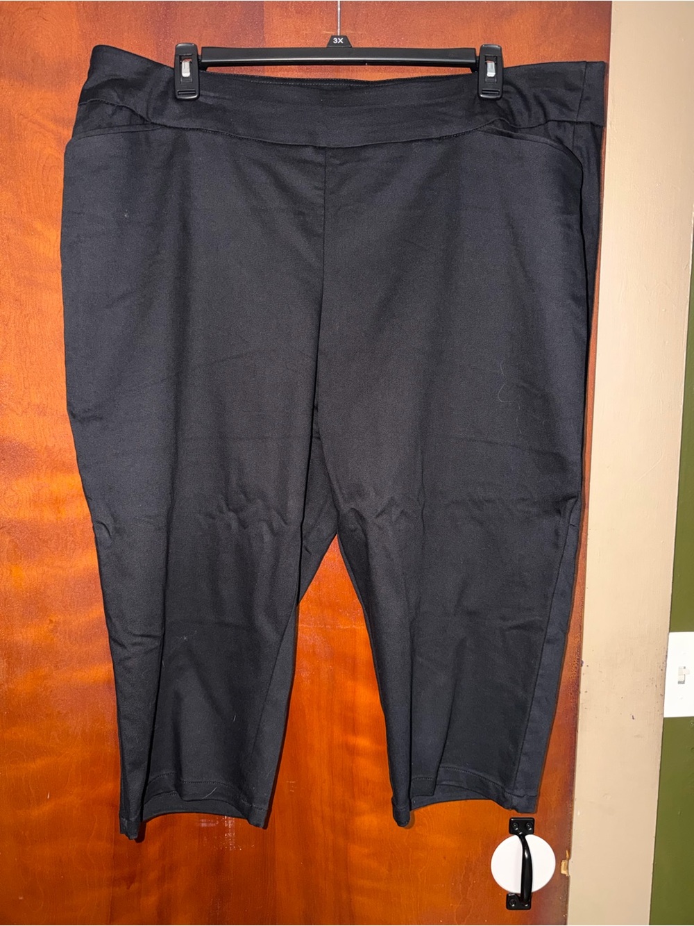 croft & barrow Black Capri Pull-On Slacks